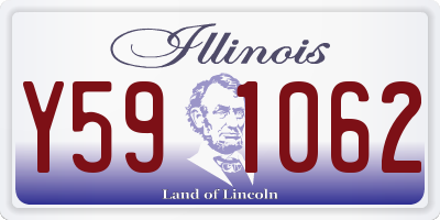 IL license plate Y591062
