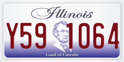 IL license plate Y591064