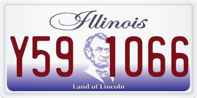 IL license plate Y591066