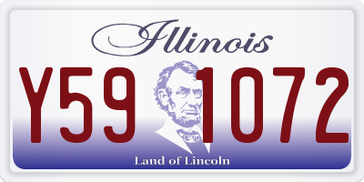 IL license plate Y591072