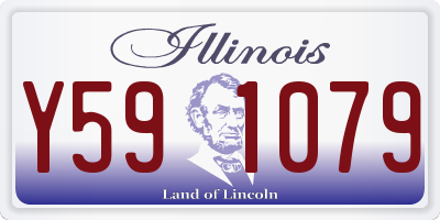 IL license plate Y591079