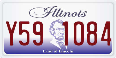 IL license plate Y591084
