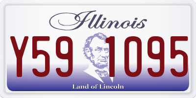 IL license plate Y591095