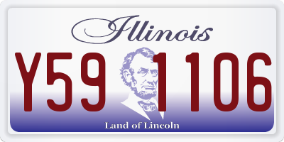 IL license plate Y591106