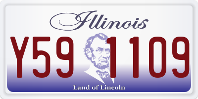 IL license plate Y591109