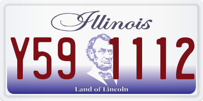 IL license plate Y591112