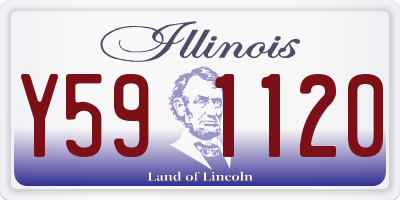 IL license plate Y591120