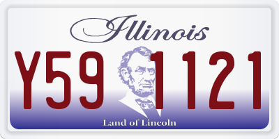 IL license plate Y591121