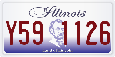 IL license plate Y591126