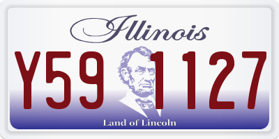 IL license plate Y591127
