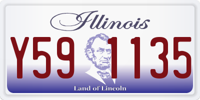 IL license plate Y591135