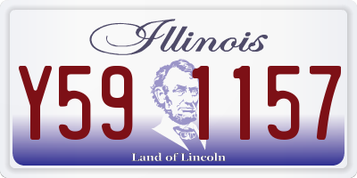 IL license plate Y591157