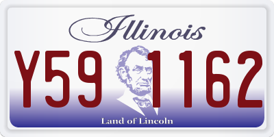IL license plate Y591162