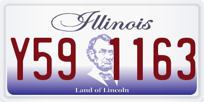 IL license plate Y591163