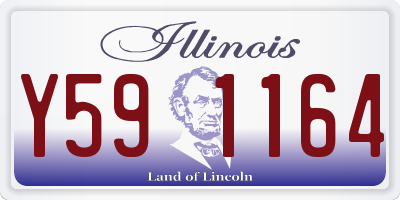 IL license plate Y591164