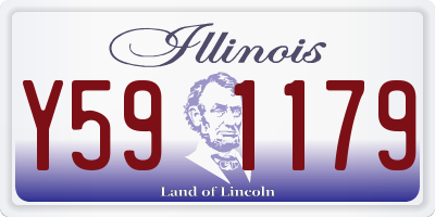 IL license plate Y591179