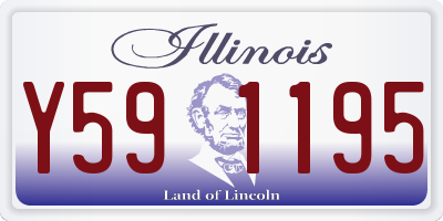 IL license plate Y591195