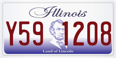 IL license plate Y591208