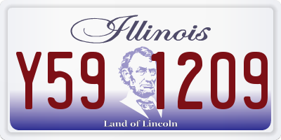 IL license plate Y591209