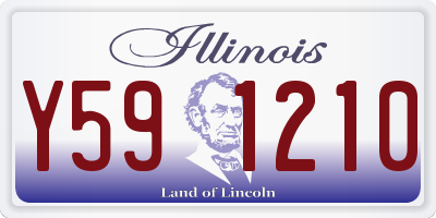 IL license plate Y591210