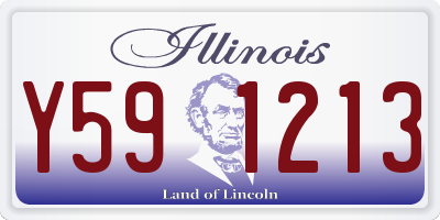IL license plate Y591213