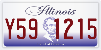 IL license plate Y591215