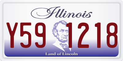 IL license plate Y591218