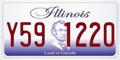IL license plate Y591220