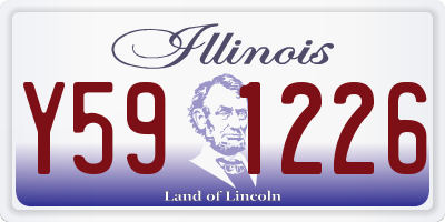 IL license plate Y591226