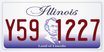IL license plate Y591227