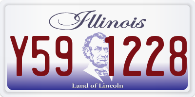 IL license plate Y591228