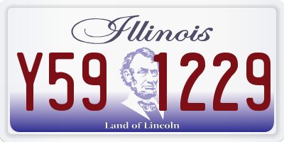 IL license plate Y591229