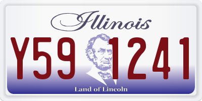 IL license plate Y591241