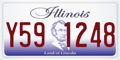 IL license plate Y591248