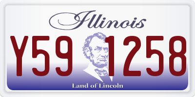 IL license plate Y591258