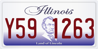 IL license plate Y591263