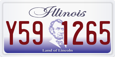 IL license plate Y591265