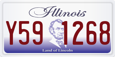 IL license plate Y591268