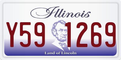 IL license plate Y591269
