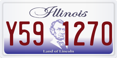 IL license plate Y591270