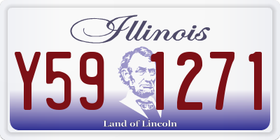 IL license plate Y591271