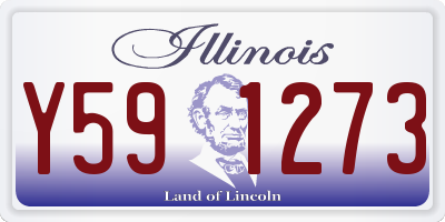 IL license plate Y591273