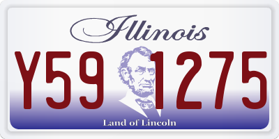 IL license plate Y591275