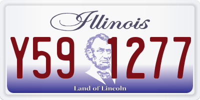 IL license plate Y591277
