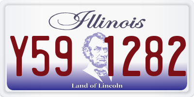 IL license plate Y591282