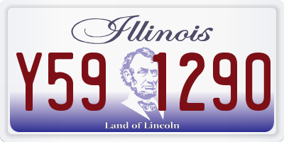 IL license plate Y591290