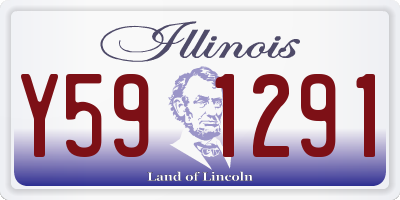 IL license plate Y591291
