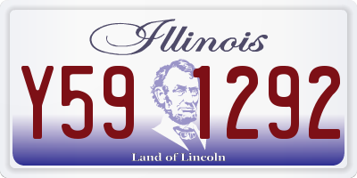 IL license plate Y591292