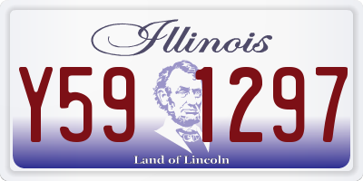 IL license plate Y591297
