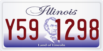 IL license plate Y591298